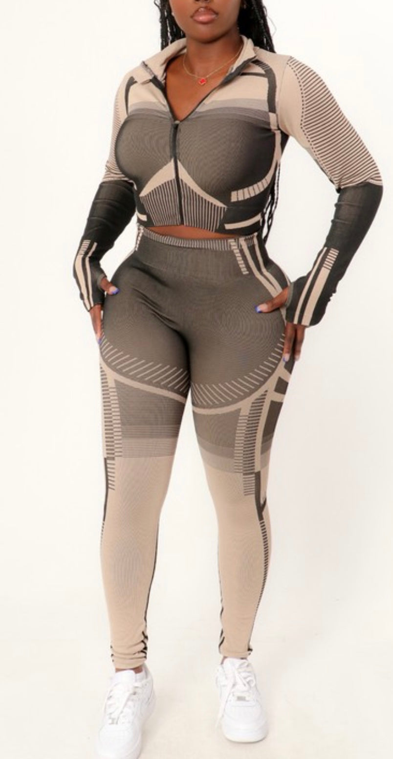 Calvin Klein - Sweat technique hybride à col zippé - Gris